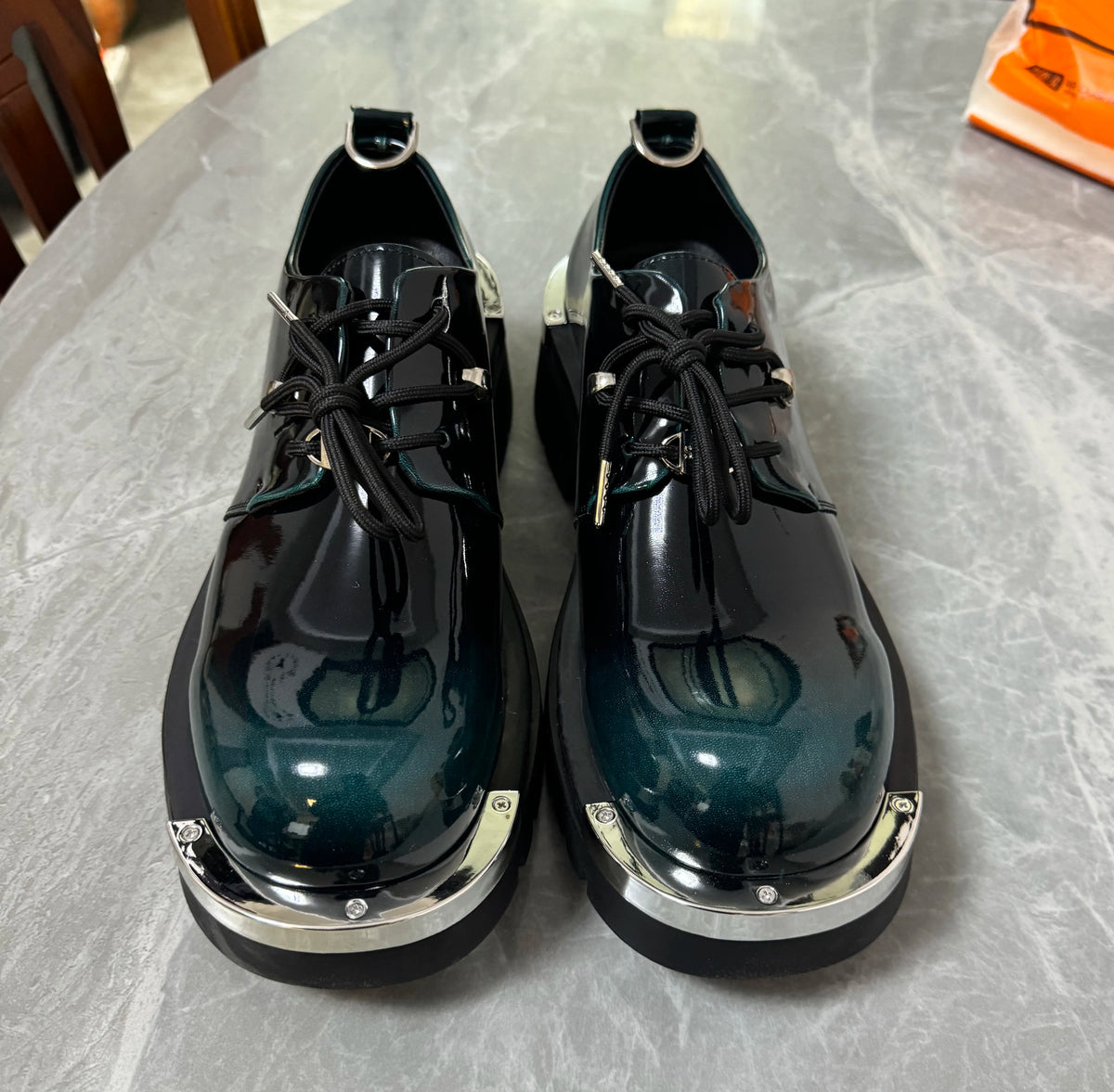 High Quality Mens Shoes British Style Retro Derby Shoes for Men High-end Platform Casual Mens Shoes Luxury Designer Leather Shoe