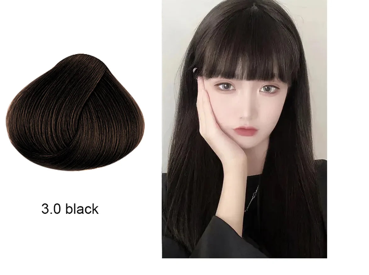 Mokeru Natural Fast Coloring Argan Oil For Hair Dark Brown Argan Speedy Hair Color Shampoo for Gray Hair Dye Shampoo |...