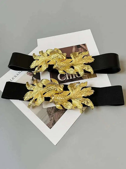 LANMREM Design Retro Goldfish Women PU Metal Buckle Belts Adjustable All-match Fashion Tide High Street 2025 New Arrival...