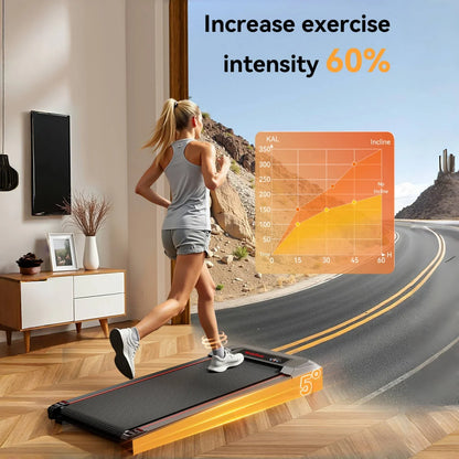 Bestgod Folding Electric Treadmill Walking Pad 8 km/h, 2.5HP, Wide Running Belt 40 cm, Remote Control and LCD Display -...