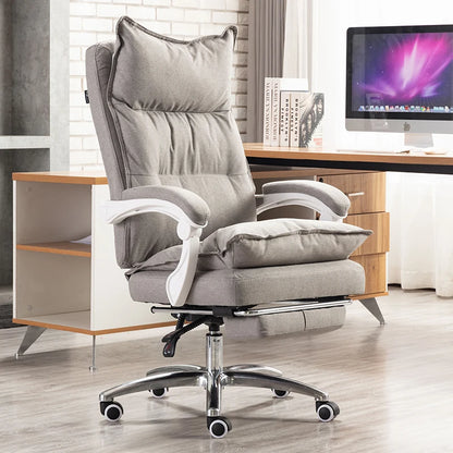 Office Modern Boss Chair Aesthetics High Quality Conference Luxury Nordic Executive Chair Rotatable Wheels Muebles...