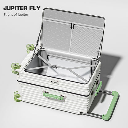 Side Cover Scalable 28-Inch Width Draw-Bar Luggage