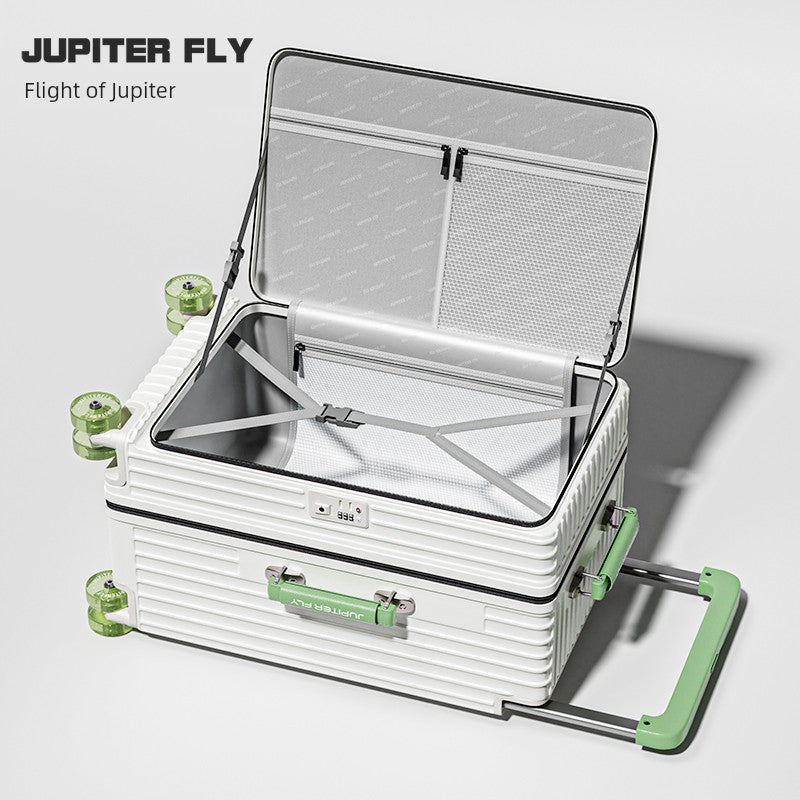 Side Cover Scalable 28-Inch Width Draw-Bar Luggage