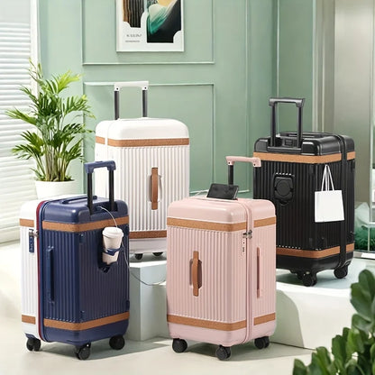 Heavy-Duty Large Capacity Suitcase with TSA Lock PC+ABS Hardshell Luggage,360° Silent Wheels Adjustable Handle,USB...