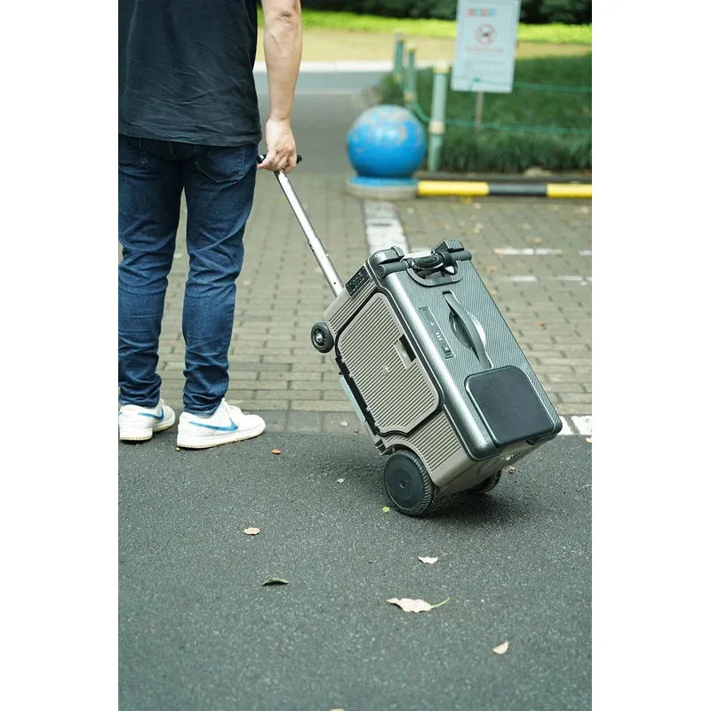 Luggage Travel Suitcase TravelSmart Riding Boarding Bag Elderly Scooter 20-Inch Electric Luggage Multi-Function Trolley...