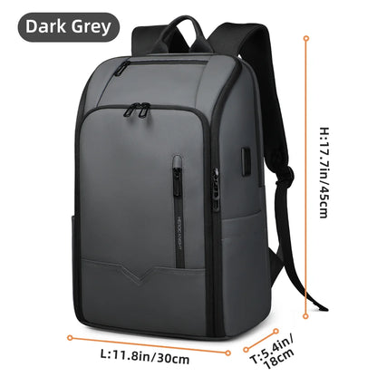 Heroic Knight Business Backpack Men Waterproof Large Capacity Work Trip Backpack Fashion Multifunctional Laptop Pack Fits 15.6"