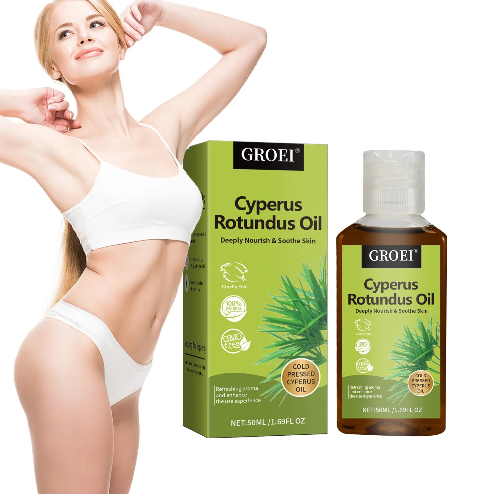 Hair Growth Inhibitor Gel Painless Depilatory - For underarms, legs & arms with skin-friendly base oils. Beauty skincare...