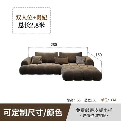 K Relaxing Fancy Sofa Cheap Stretch Brown Floor Recliner Sofa Puffs Sectional Juego De Muebles Para Sala Living Room Furniture - Kimlud