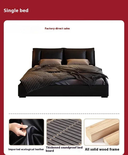 180X200cm Double Luxury King Size Bed with Office Headboards Racks and Frame Bedroom Sets Full Set Furniture Bed with...