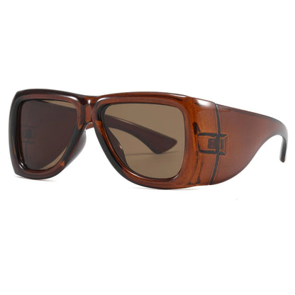 Y2K new fashion oversized square Y2K sunglasses for women luxury brand black punk sun glasses men cool hip hop shades outdoor - Kimlud