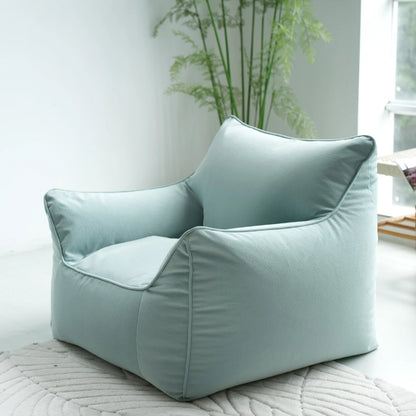 Minimalist Brown Lazy Bean Bag Sofa Designer Soft Modern Lazy Bean Bag Sofa Living Room Lounge Woonkamerbanken Furniture...