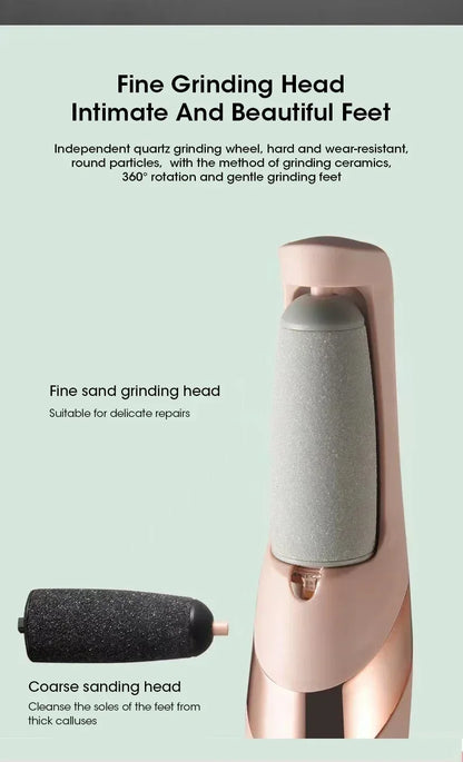 Electric Callus Remover for Feet Rechargeable Foot File Pedicure Tool Portable Foot Callus Remover Waterproof Profess Pedicure