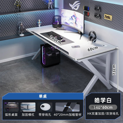 Modern Simple Wooden Computer Desks Bedroom Office Desks Home Student Reading Desk Desktop Internet Cafe E-sports Gaming Tables - Kimlud