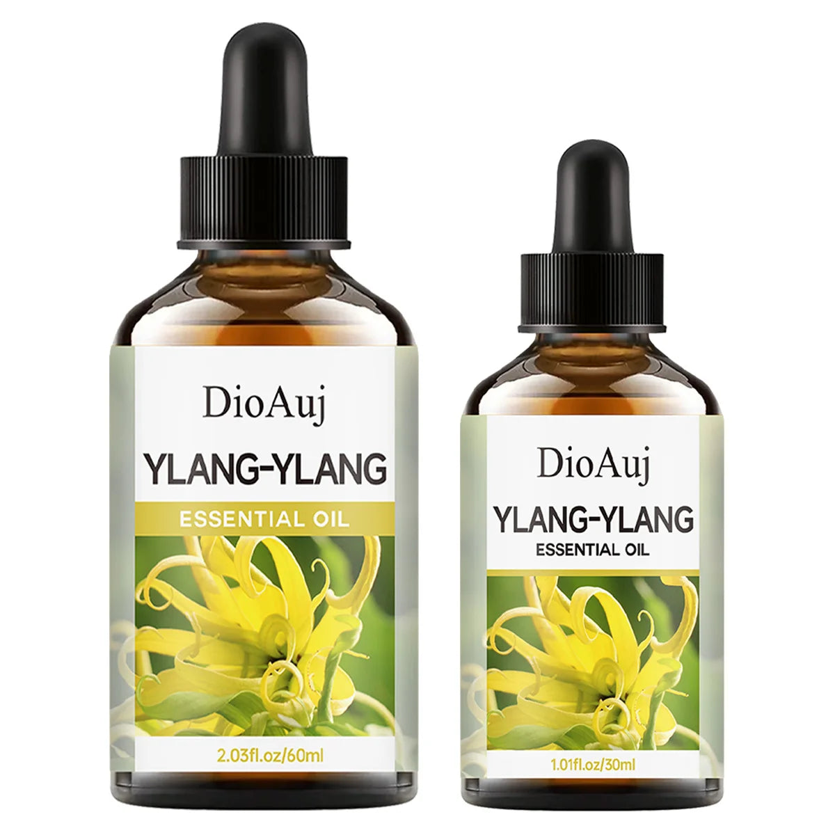 DioAuj Ylang Ylang Aromatherapy Oil Angel Aromatherapy Essential Oil Suitable for Skin Aromatherapy Candle Making with Dropper