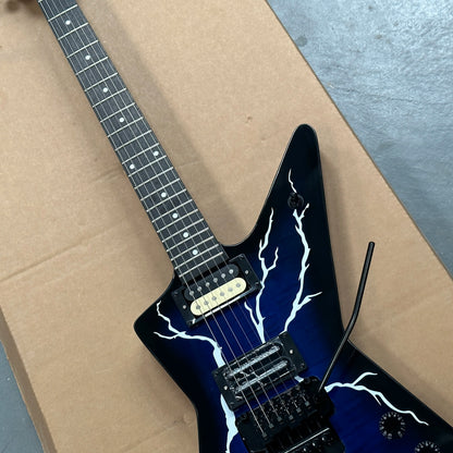 BLUE LIGHTING Dimebag Custom Electric Guitar Brand Washb Fast Ship | Kimlud Luxury Lamp
