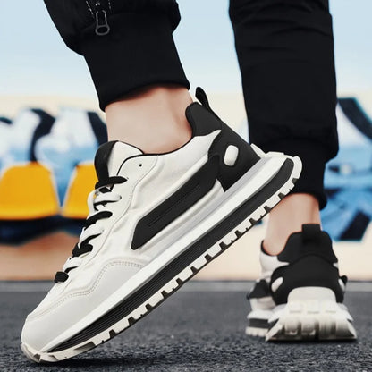 Men Sneakers Platform Casual Shoes New Lace Up Running Shoes Outdoor Non-Slip Footwear Fashion Height Increasing Men Shoes