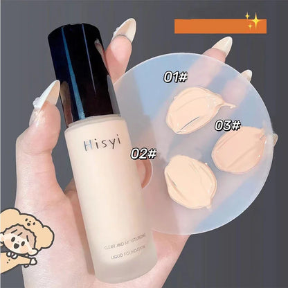 Liquid Foundation High Coverage Makeup Base Lasting Concealer BB Cream Waterproof Oil-Control Face Foundation Makeup...