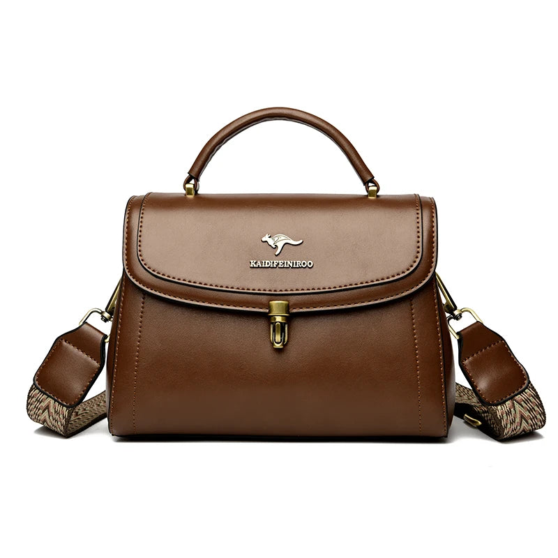 High Quality Leather Shoulder Crossbody Bags for Women 2024 Ladies Luxury Designer Fashion Handbags Female Messenger Sac...