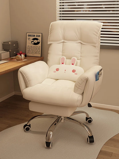 Computer Chair Office Backrest Lazy Sofa Chair Bedroom Reclining Seat Adjustable E-sports Chair Office Furniture with...
