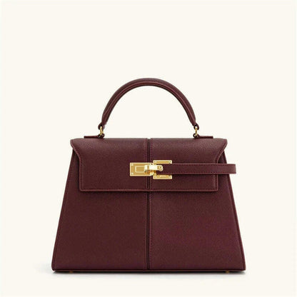 JW PEI Women's Handbag Elise Designer Fashion 2025 New Burgundy Handbag Large Square Crossbody Bag High-end Women's Bag