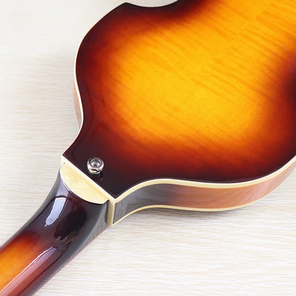 Sunburst 4 Strings Violin Bass Guitar 41 Inch Violin Guitarra Flame Maple Body High Gloss Finish | Kimlud Professional...