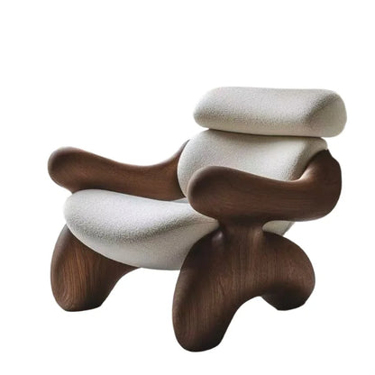 Beige Design Living Room Chairs Trending Italian Wooden Occasional Chairs Living Room Arm Ergonomic Fauteuils De Salon Furniture - Kimlud