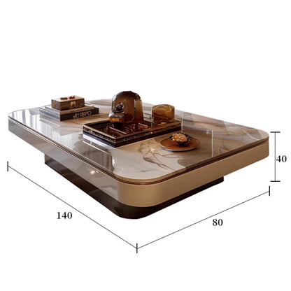 Designer Simple Coffee Table Minimalist Aesthetic Italian Unique Coffee Table Computer Writing Metal Couchtisch Home...