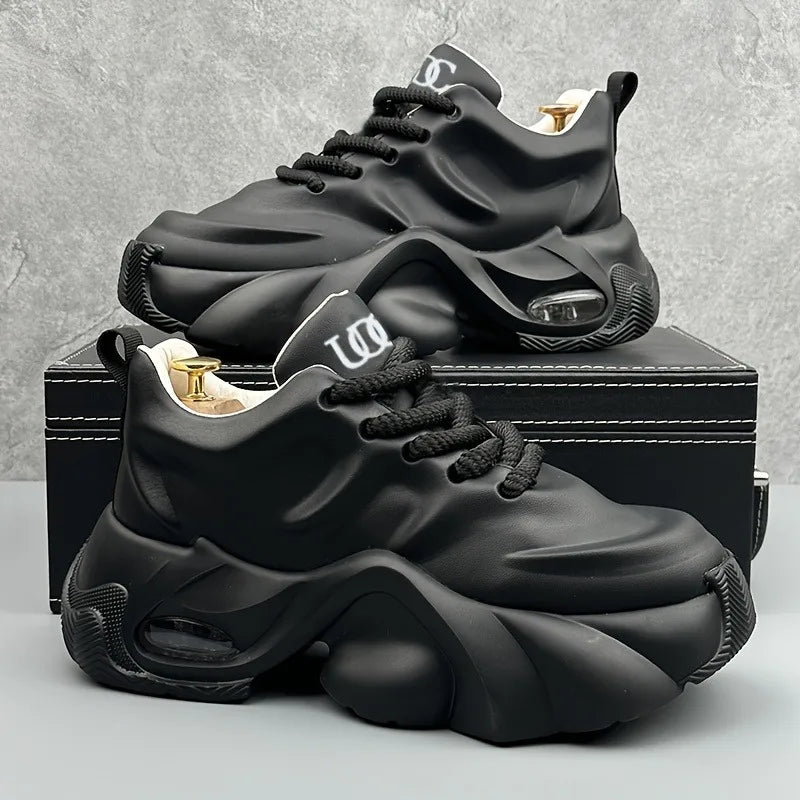 Fashionable Men's Shoes, 2025 Autumn Sports and Leisure Dad Shoes, Versatile Thick Soled High Rise Minimalist Board...