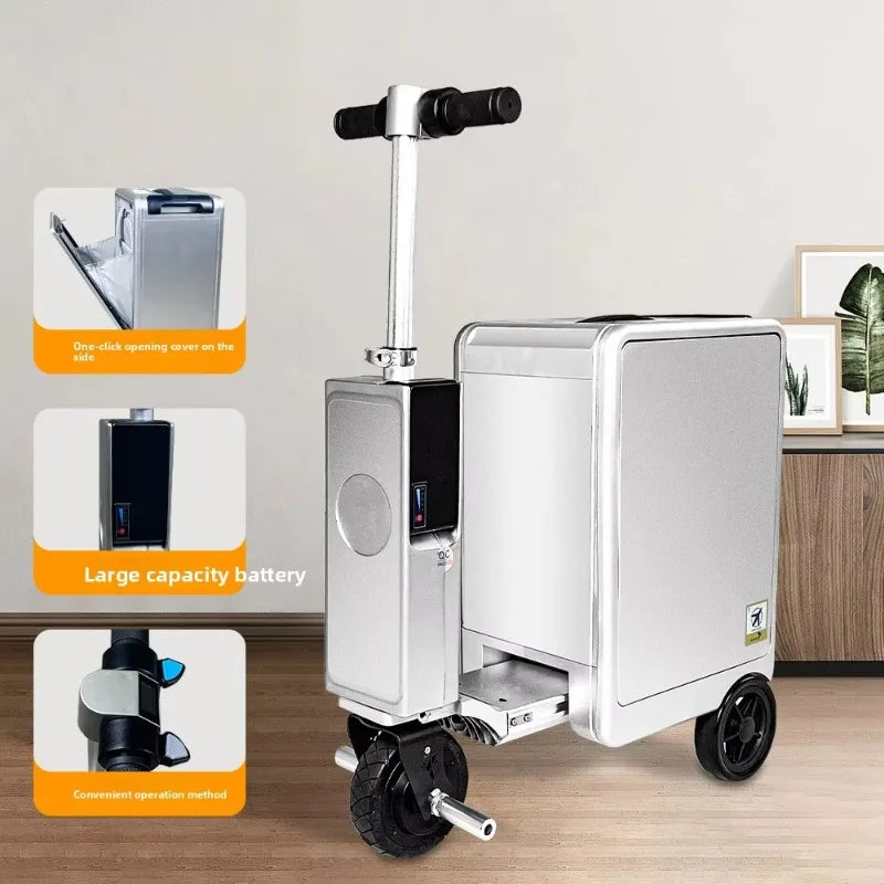 2025Children's Ride-On Ride-Along Travel Suitcase Durable Carry-On Free Front-Opening Luggage 20inch | Kimlud Luxury Phone