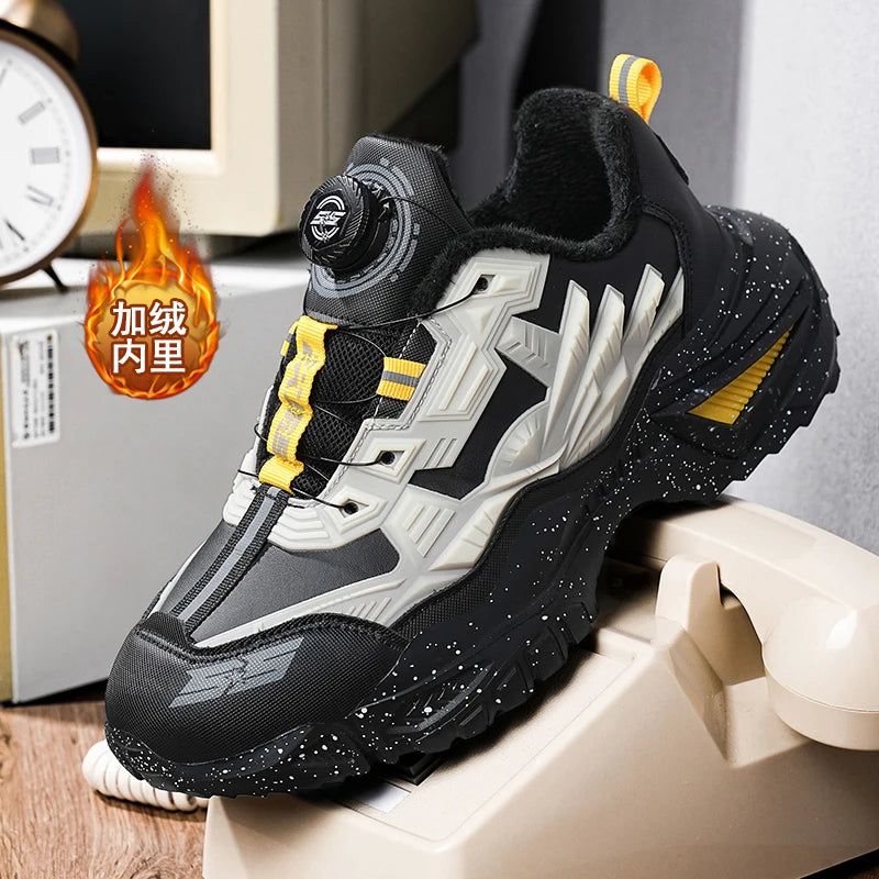 men boots 2025 New Winter Slippers Warm Men Shoes Waterproof Non-Slip Plush Sneakers Male tenis shoes Boots Men Sneakers Winter - Kimlud