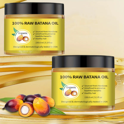Batana Oil For Scalp And Hair Care, Palm Oil Enriched, Plant Extracts, Scalp And Hair Care Product