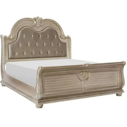 Luxury Classic Custom Size Bedroom Hotel Furniture Dubai Queen King Size Beds Set Qatar - Kimlud