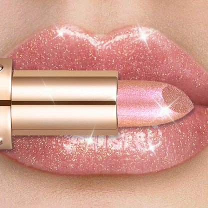 Metallic Violet Chameleon Lipstick Color Changing Matte Glitter Diamond Lipstick Waterproof Pearl Shine Lip Gloss Sexy...