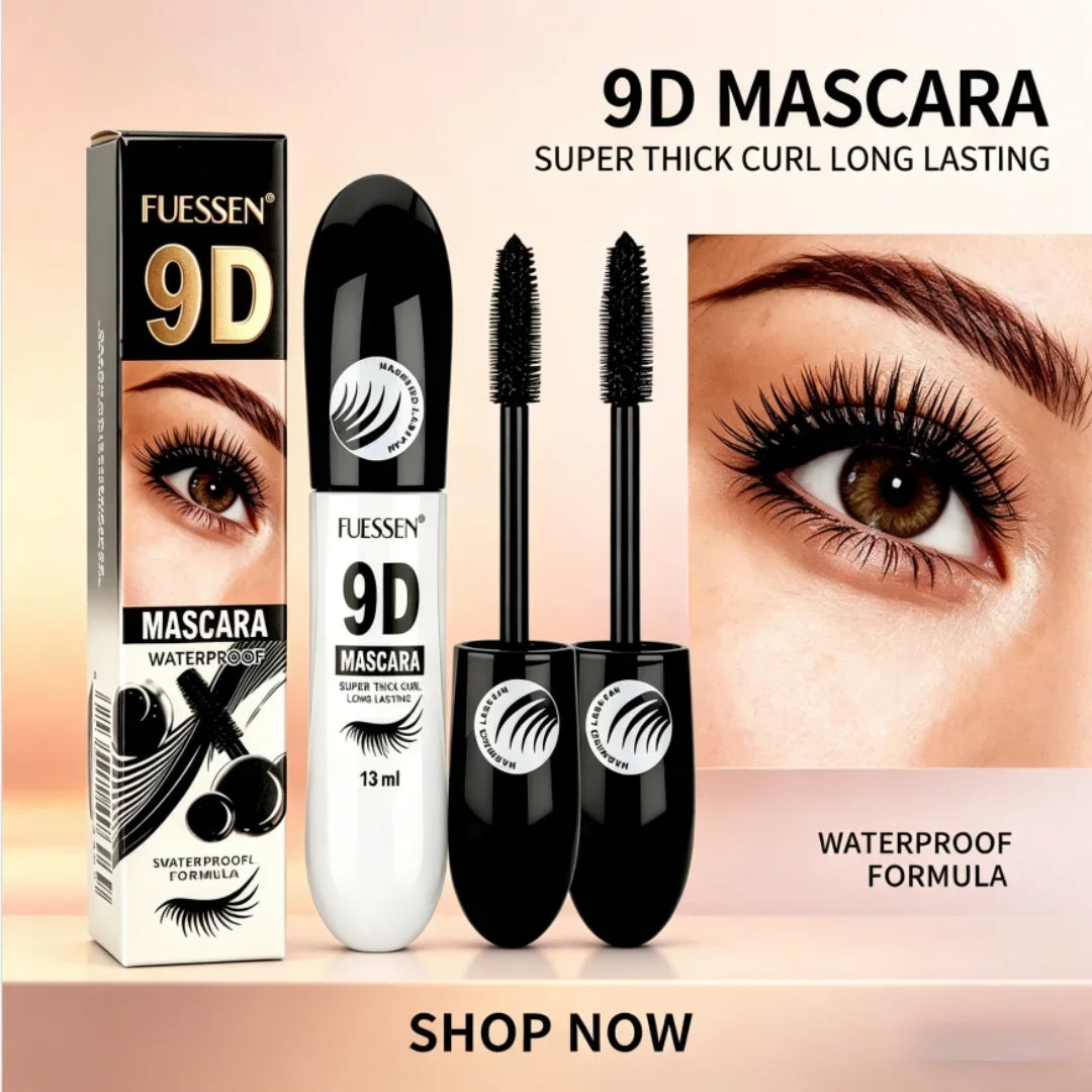 1/2/3PCS 7D Fiber Mascara Set Waterproof Durable Curling Mascara Sweatproof Anti-smudge Slimming Base Mascara for all...