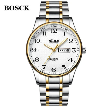 Relogio Masculino Men's Watch Luxury Full Steel Watches Fashion Quartz Wristwatch Waterproof Date Male Clock Relojes Hombre