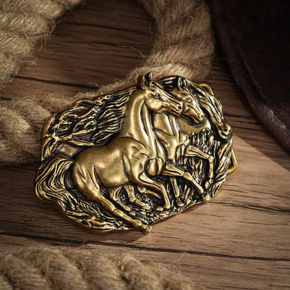 Western Belt Buckle Initial Vintage-Cowboy Rodeo Silver Large Belt Buckle for Men Women | Kimlud Mid Range Western