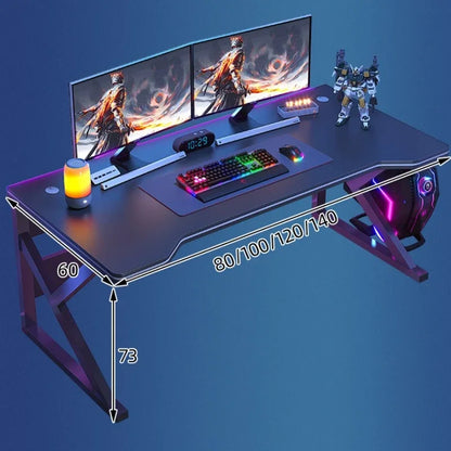 Standing Computer Desk Home Office Gaming Study Laptop Table Steel Frame Escritorios Table Gaming Pc De Oficina Furniture - Kimlud