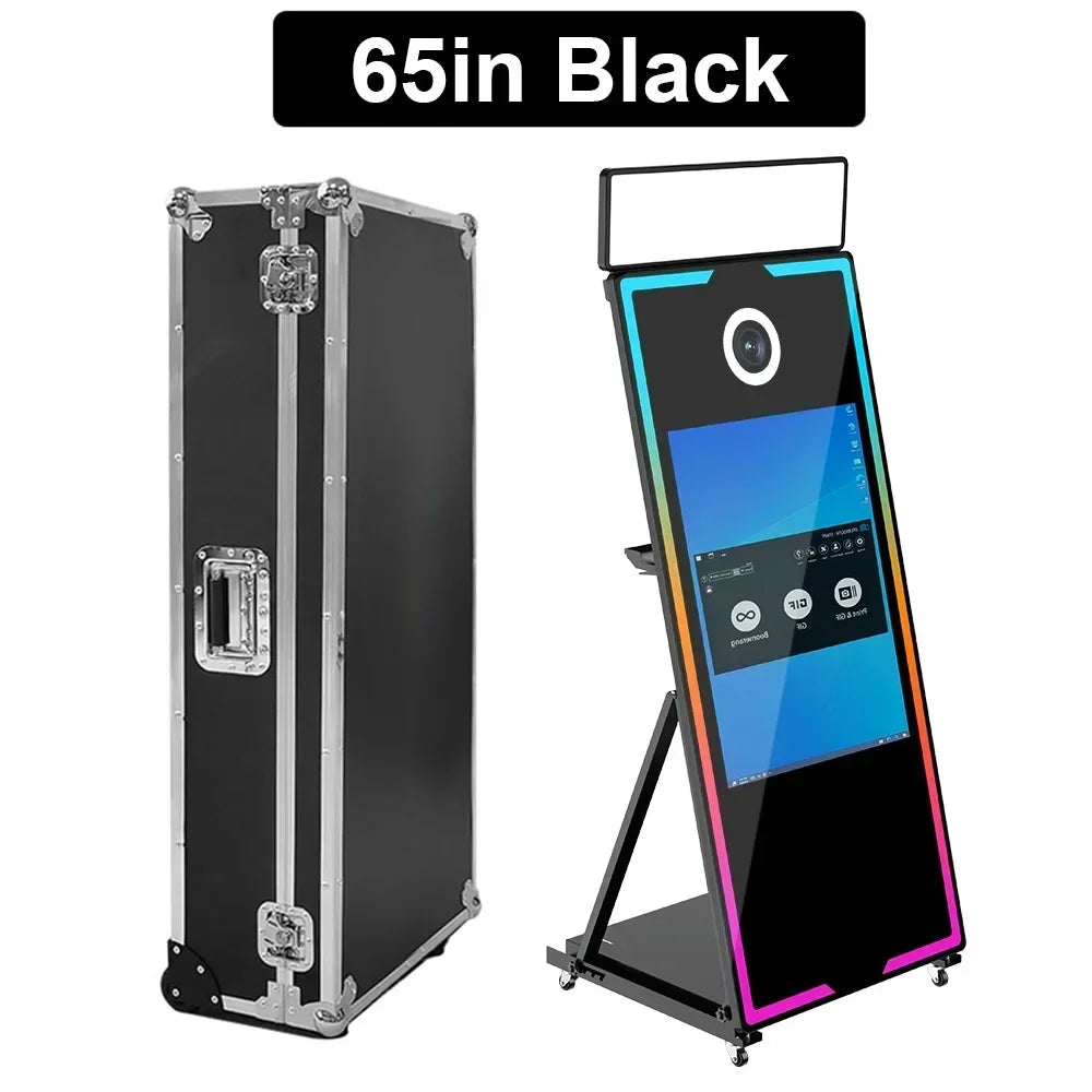 A must-have for large Christmas parties! The latest high-quality Magic Mirror Photo Booth, 65-43 inches, comes with a...