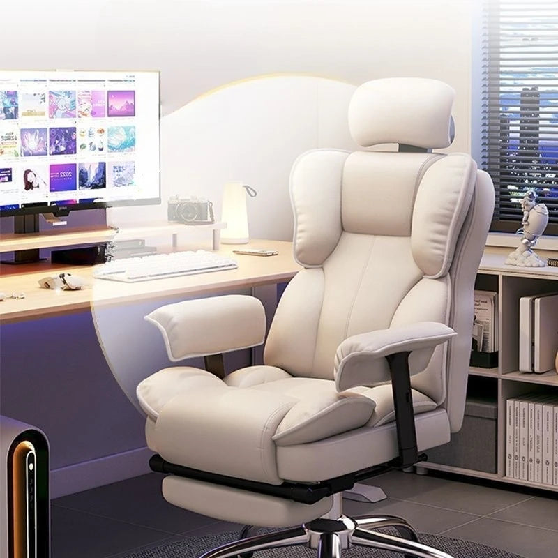 Comfortable Sofa Chair Ergonomic Design for Office Computer Chair Long Sitting | Kimlud Office Luxury Chair