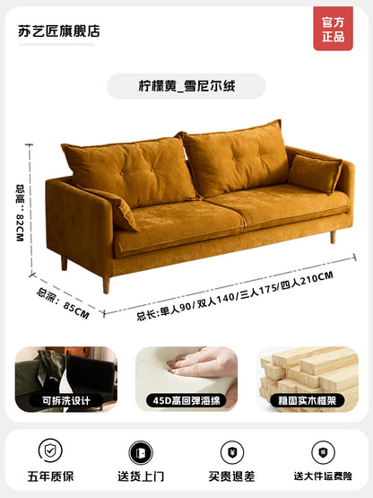 Simple Minimalist Living Room Sofas Lazy Luxury Modern Europe Living Room Sofas Family White Woonkamer Banken Home Furniture - Kimlud