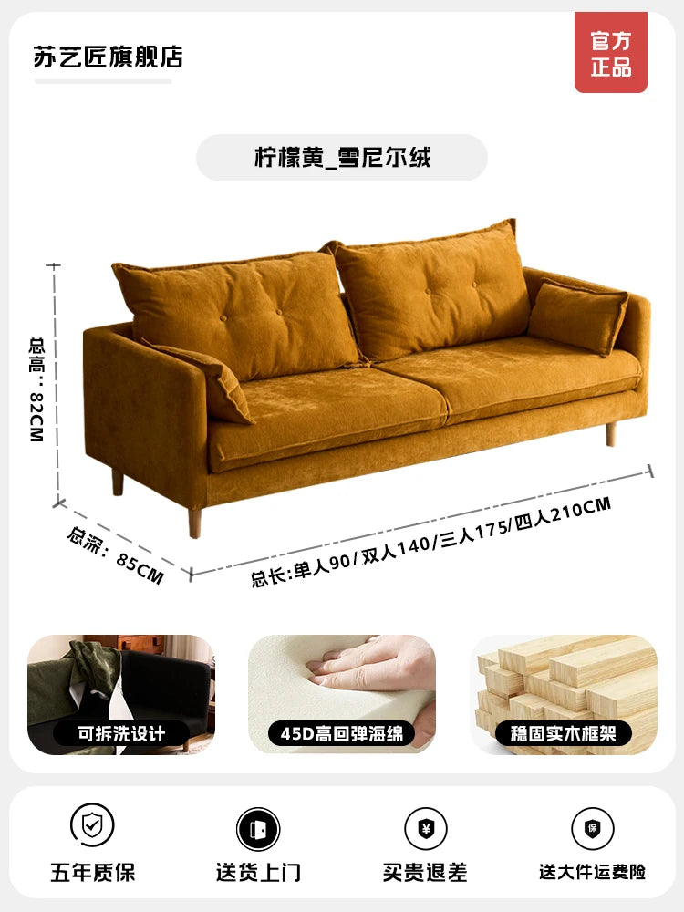 Simple Minimalist Living Room Sofas Lazy Luxury Modern Europe Living Room Sofas Family White Woonkamer Banken Home Furniture - Kimlud