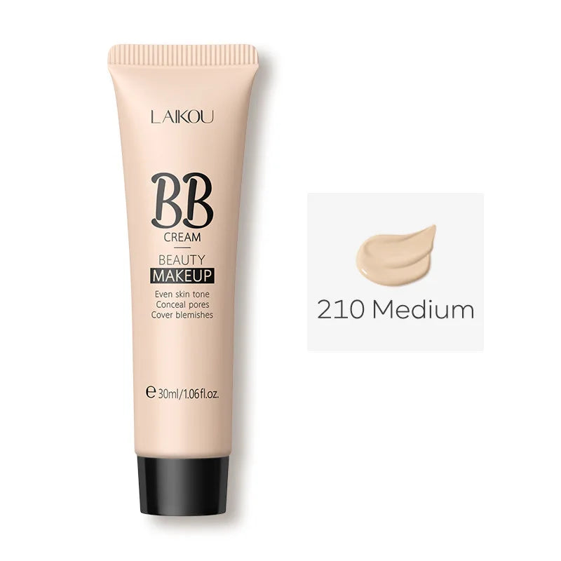 6-color optional concealer BB cream 30ml natural facial concealer primer liquid foundation