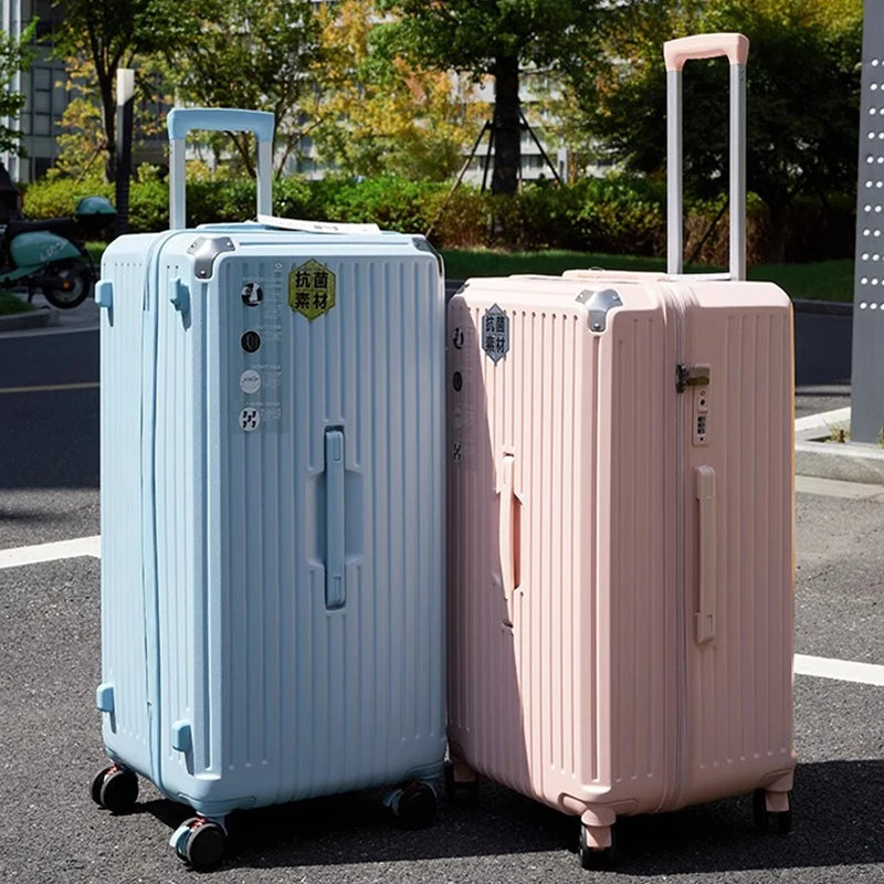 Suitcase 30" Large Capacity Luggage Men and Women Universal Five-wheeled Password Trolley Case Student Travel Luggage carrier