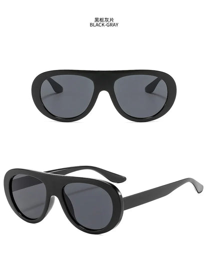 Fashion Oversized Hip Hop Sunglasses Men Women Shades Brand Designer Glasses Trend Male Punk Eyewear Female UV400 |...