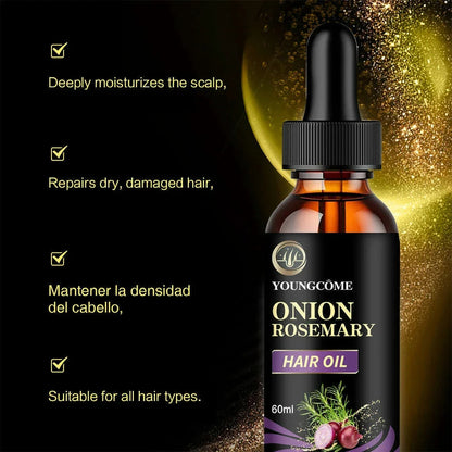 Hair Rapid Growth Essential Oil Onion Rosemary Hair Care Essential Oil Hair Regeneration Effective Hair Loss Product