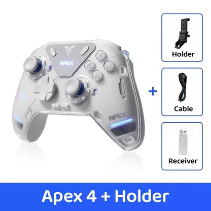 2024 New Flydigi APEX 4 Gaming Controller Wireless Elite Force Feedback Trigger Smart Handle Support PC/Switch/Mobile/TV Gamepad