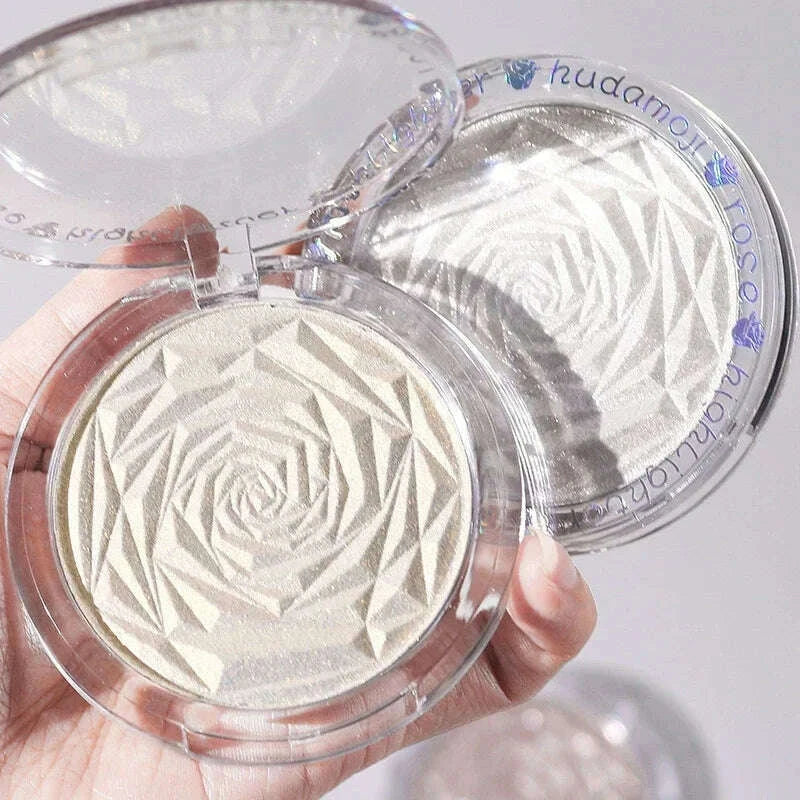 6 Colors Diamond Highlighter Powder Palette Glitter Face Contour Brighten Makeup Shimmer Ultra-concentrated Illuminate Cosmetic