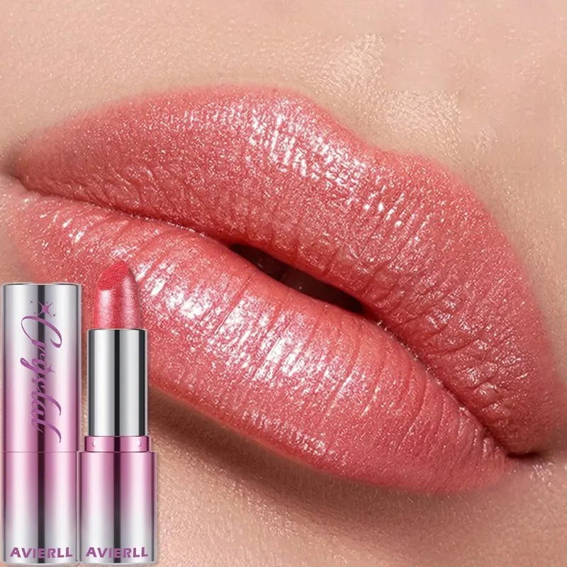 14 Colors Metallic Sparkle Lipstick Polarizing Glitter Shiny Lip Gloss Waterproof Long Lasting Gold Pearl Shine Sexy...