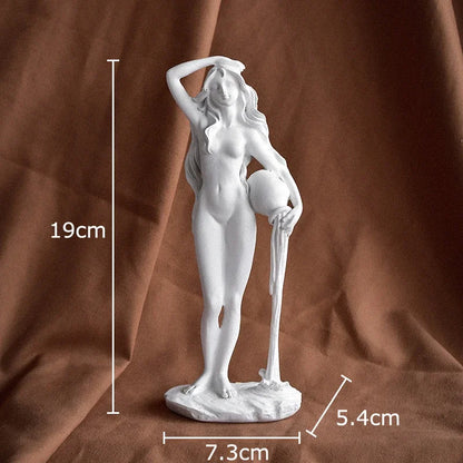 Mythological Figures Venus Goddess Statue Desk Decoration Ornaments Creative Characters Resin Sculpture Room Aesthetic Decor - Kimlud