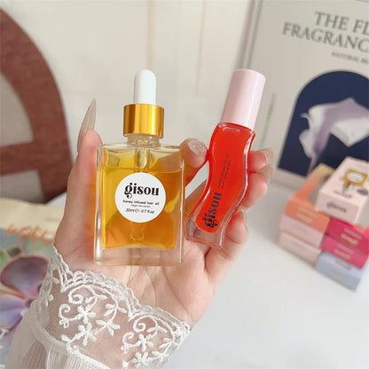 Gisou Honey Infused Hair Oil Travel Size 20/50 ml Enriched With Mirsalehi Honey Improve Dry Hair Long Lasting Essential Care - Kimlud
